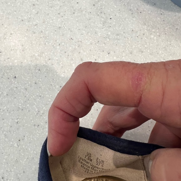 Sam Edelman navy blue suede ballet flats - Picture 3 of 4